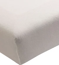 FORMESSE | Jersey-Spannleintuch "Bella Donna" 180/200 cm - 200/220 cm (Weiss) | grau